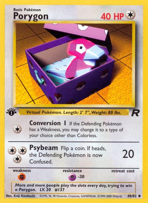 Image for Porygon (48/82) (Team Rocket) (TR) - Pokemon