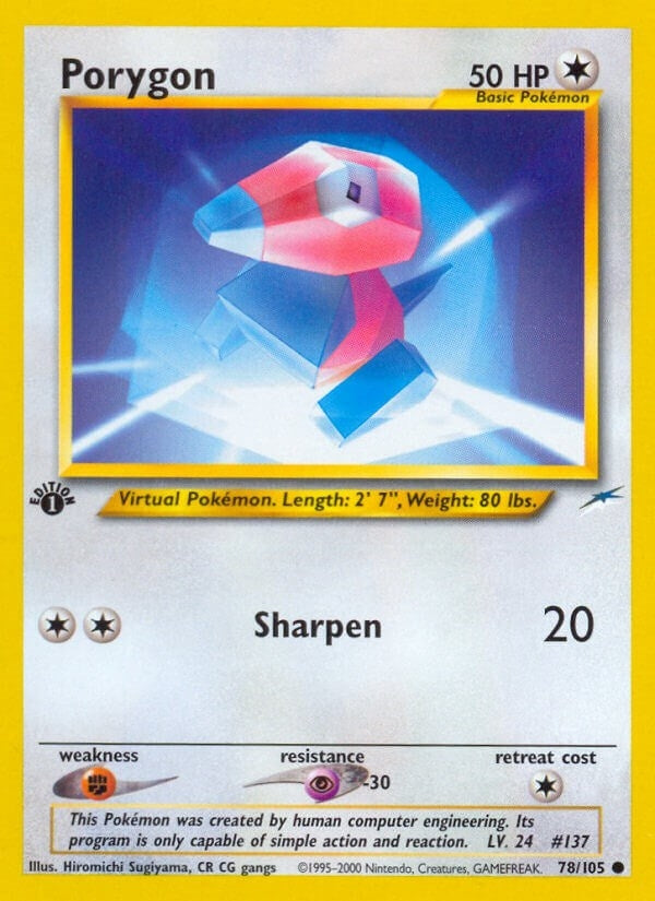 Image for Porygon (078/105) (Neo Destiny) (N4) - Pokemon