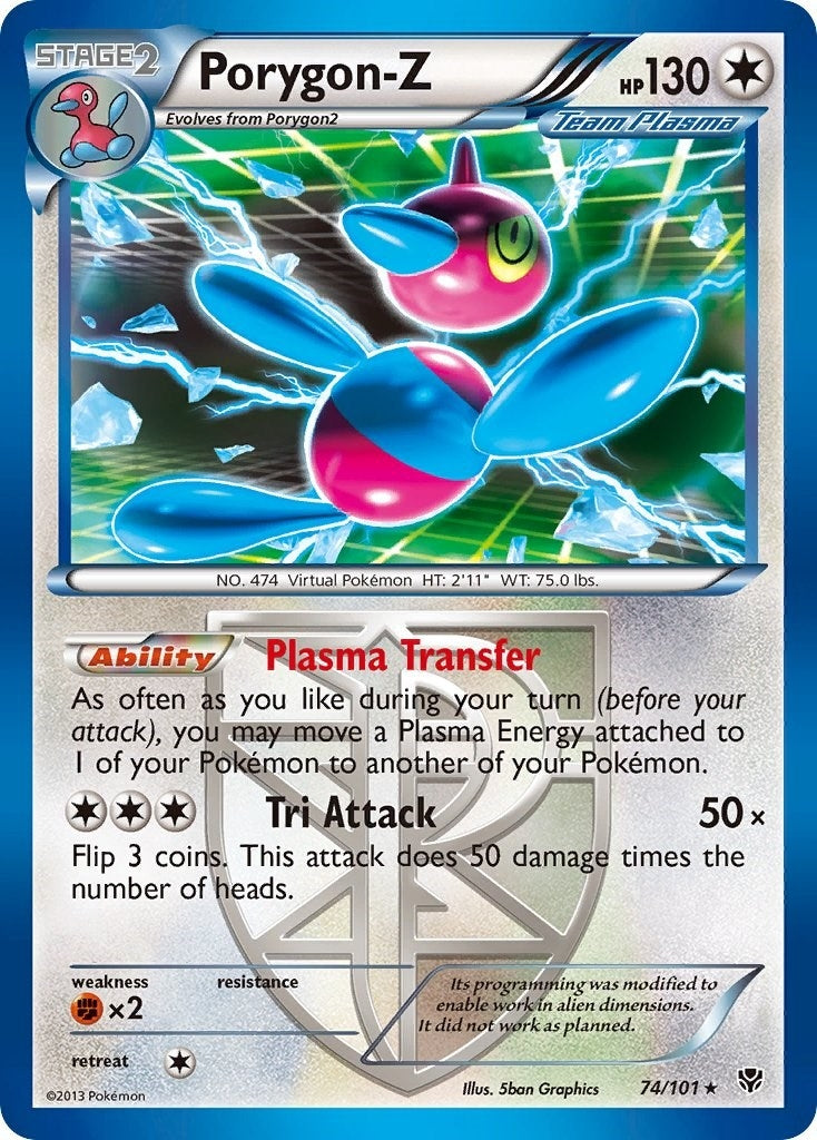 Image for Porygon-Z (Team Plasma) (74/101) (Plasma Blast) (PLB) - Pokemon