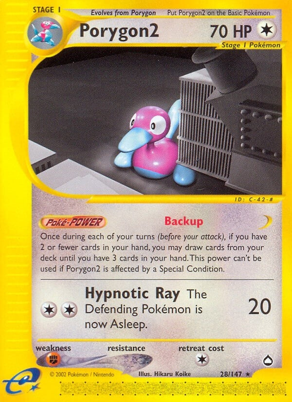 Image for Porygon2 (028/147) (Aquapolis) (AQ) - Pokemon