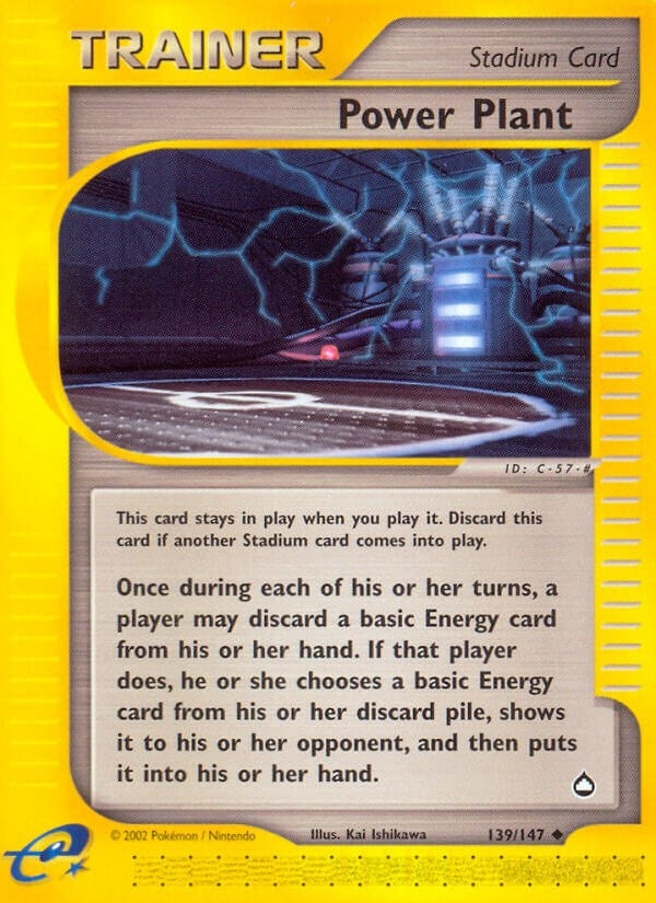 Image for Power Plant (139/147) (Aquapolis) (AQ) - Pokemon