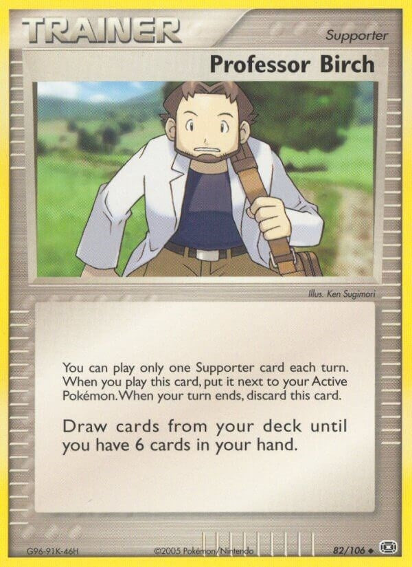Image for Professor Birch (82/106) (EX Emerald) (EM) - Pokemon
