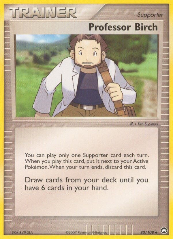 Image for Professor Birch (80/108) (EX Power Keepers) (PK) - Pokemon