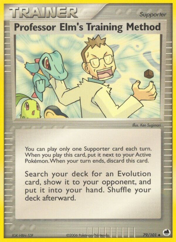 Image for Professor Elm's Training Method (79/101) (EX Dragon Frontiers) (DF) - Pokemon