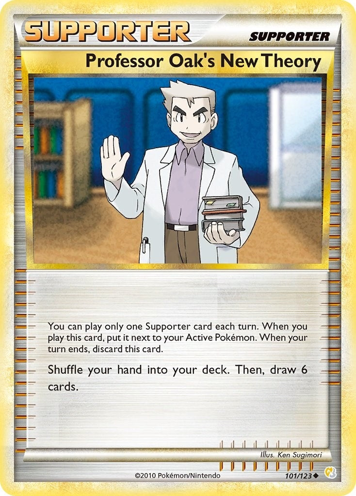 Image for Professor Oak's New Theory (101/123) (HeartGold SoulSilver) (HS) - Pokemon
