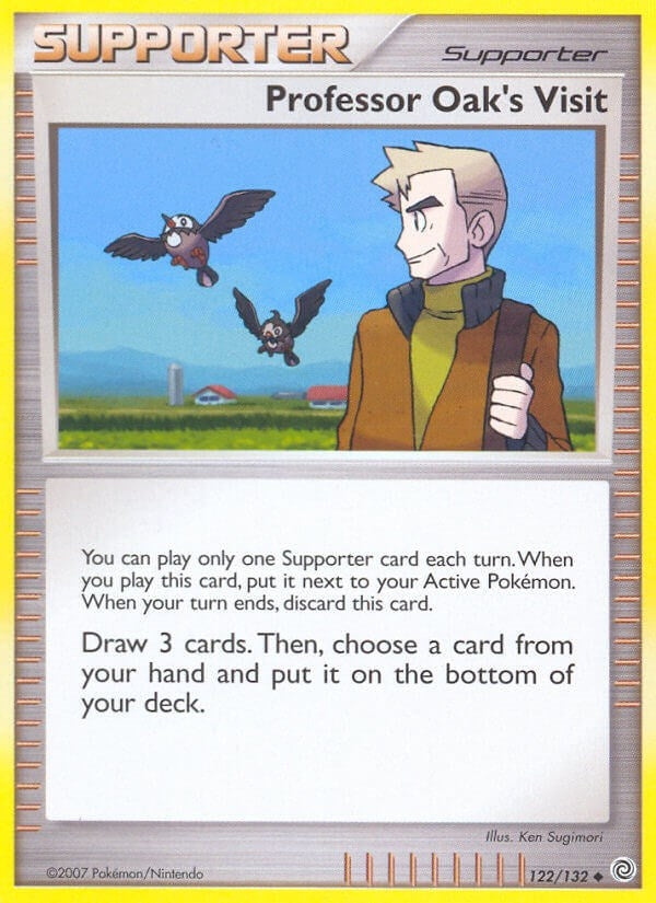 Image for Professor Oak's Visit (122/132) (Secret Wonders) (SW) - Pokemon
