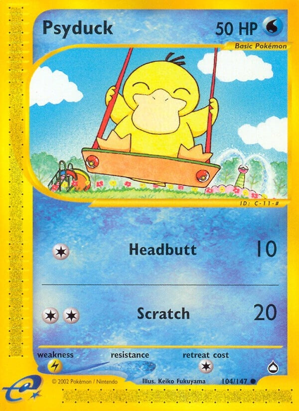 Image for Psyduck (104/147) (Aquapolis) (AQ) - Pokemon