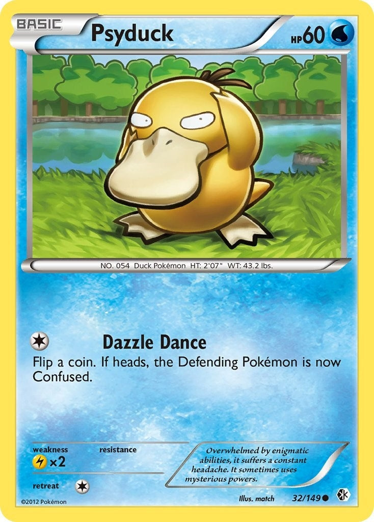 Image for Psyduck (32) (32/149) (Boundaries Crossed) (BCR) - Pokemon