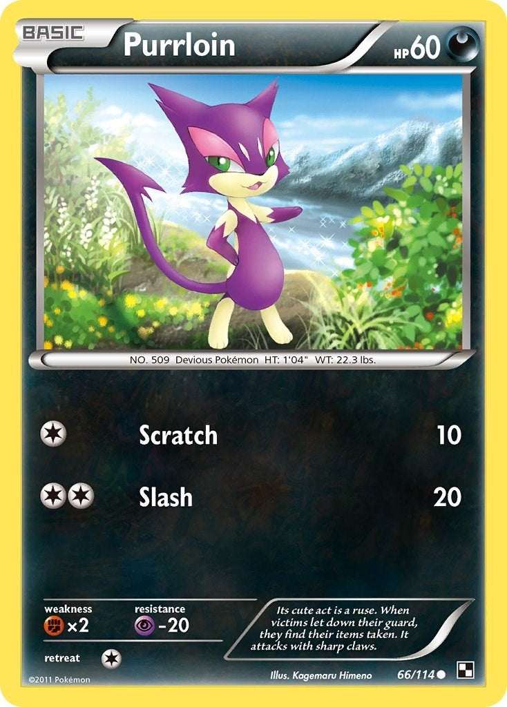 Image for Purrloin (66/114) (Black and White) (BLW) - Pokemon