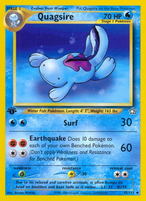 Image for Quagsire (045/111) (Neo Genesis) (N1) - Pokemon