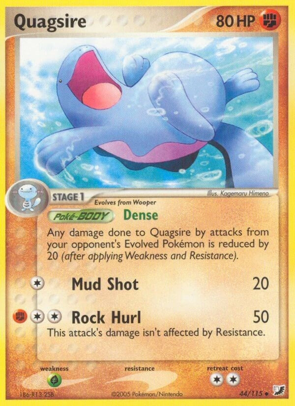 Image for Quagsire (44/115) (EX Unseen Forces) (UF) - Pokemon
