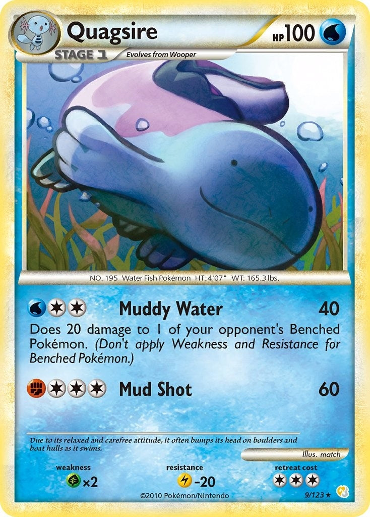 Image for Quagsire (9/123) (HeartGold SoulSilver) (HS) - Pokemon