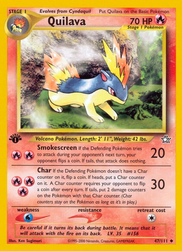 Image for Quilava (47) (047/111) (Neo Genesis) (N1) - Pokemon