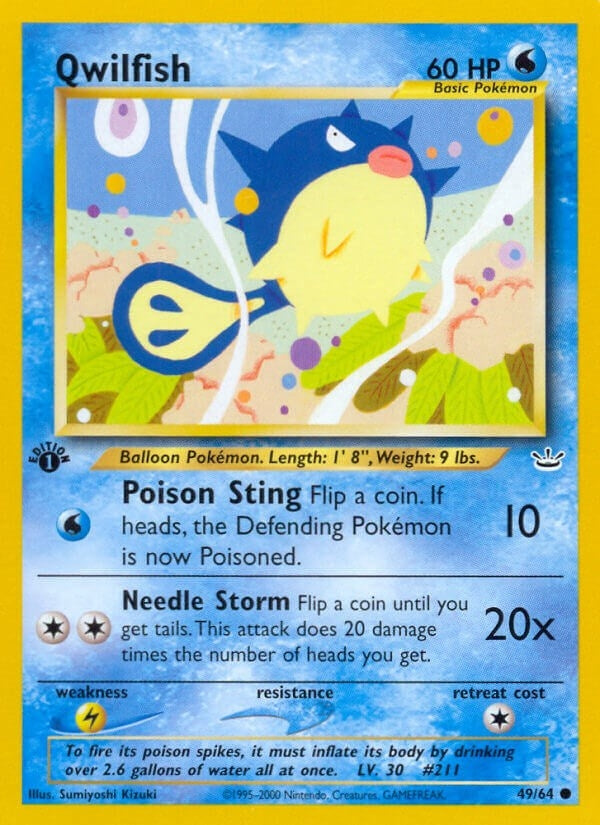 Image for Qwilfish (49/64) (Neo Revelation) (N3) - Pokemon