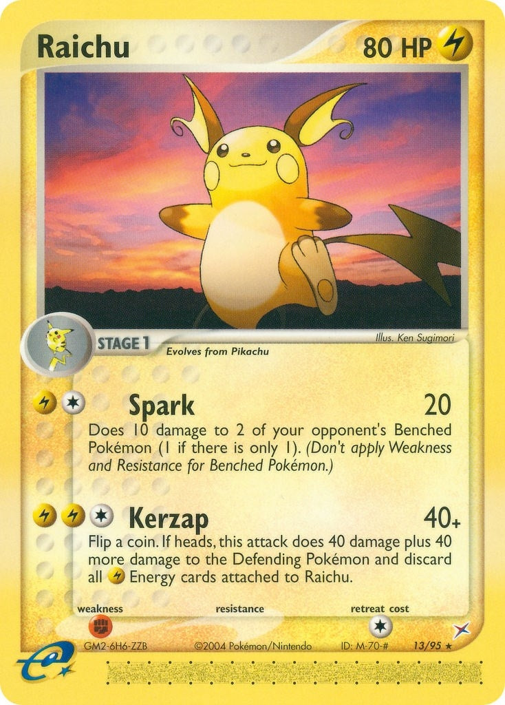 Image for Raichu (13/95) (EX Team Magma vs Team Aqua) (MA) - Pokemon
