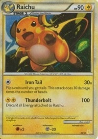 Image for Raichu (#30 Holo) (30/30) (HGSS Trainer Kit: Gyarados & Raichu) (PR) - Pokemon