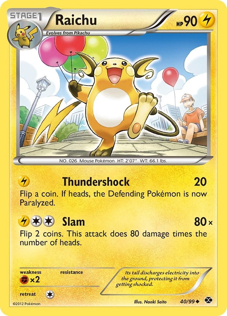 Image for Raichu (40/99) (Next Destinies) (NXD) - Pokemon