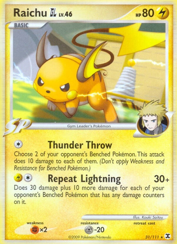 Image for Raichu GL (31/111) (Rising Rivals) (RR) - Pokemon
