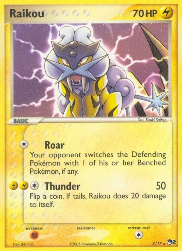 Image for Raikou (003/017) (POP Series 2) (POP) - Pokemon