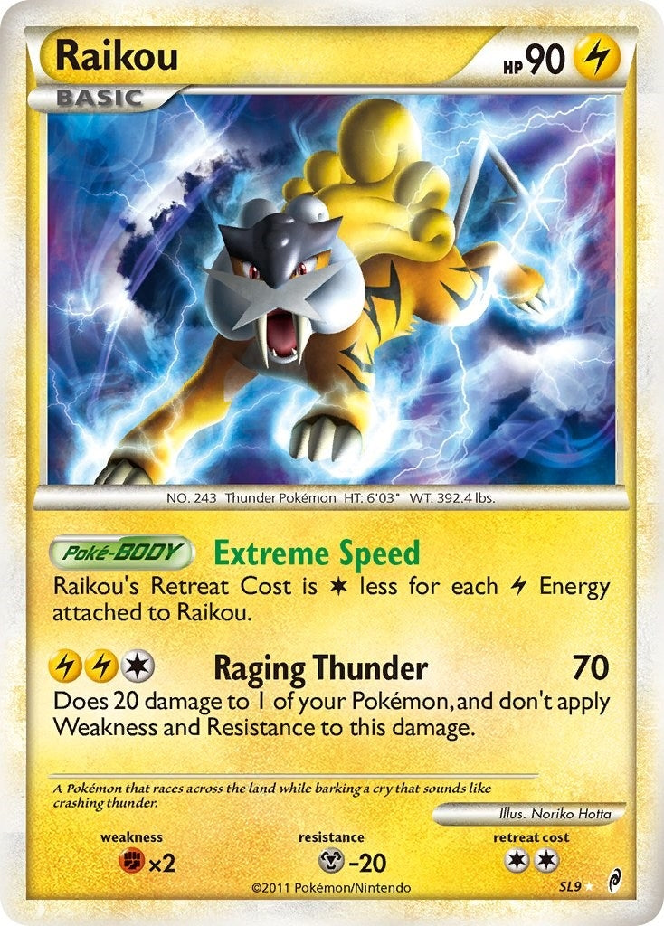 Image for Raikou (Shiny) (SL9) (Call of Legends) (CL) - Pokemon