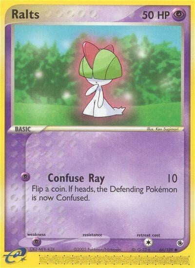Image for Ralts (66/109) (EX Ruby and Sapphire) (RS) - Pokemon