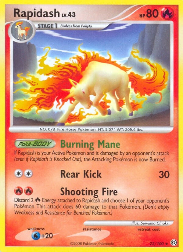 Image for Rapidash (22/100) (Stormfront) (SF) - Pokemon