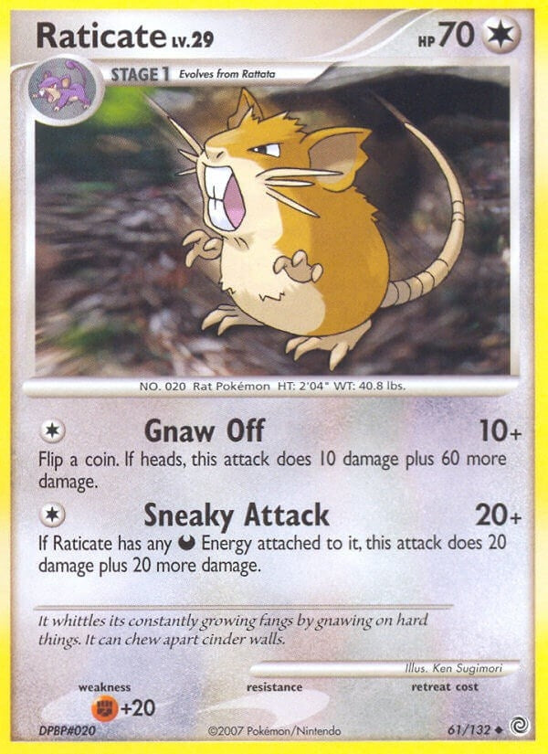 Image for Raticate (61/132) (Secret Wonders) (SW) - Pokemon
