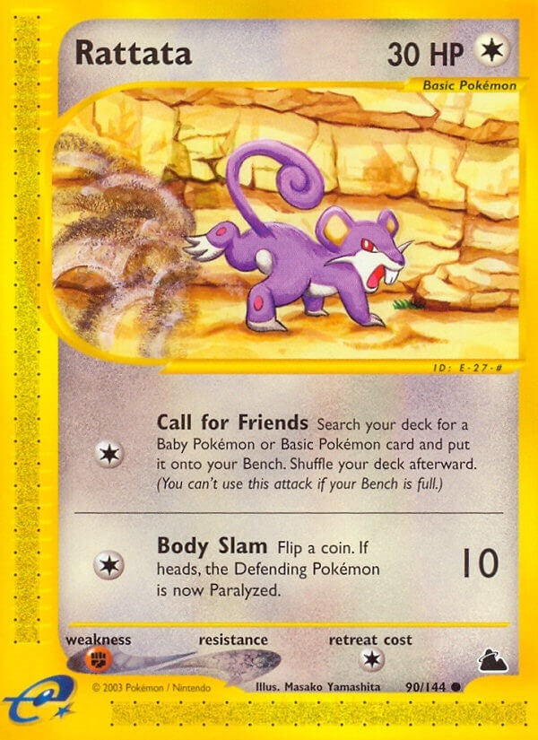 Image for Rattata (090/144) (Skyridge) (SK) - Pokemon