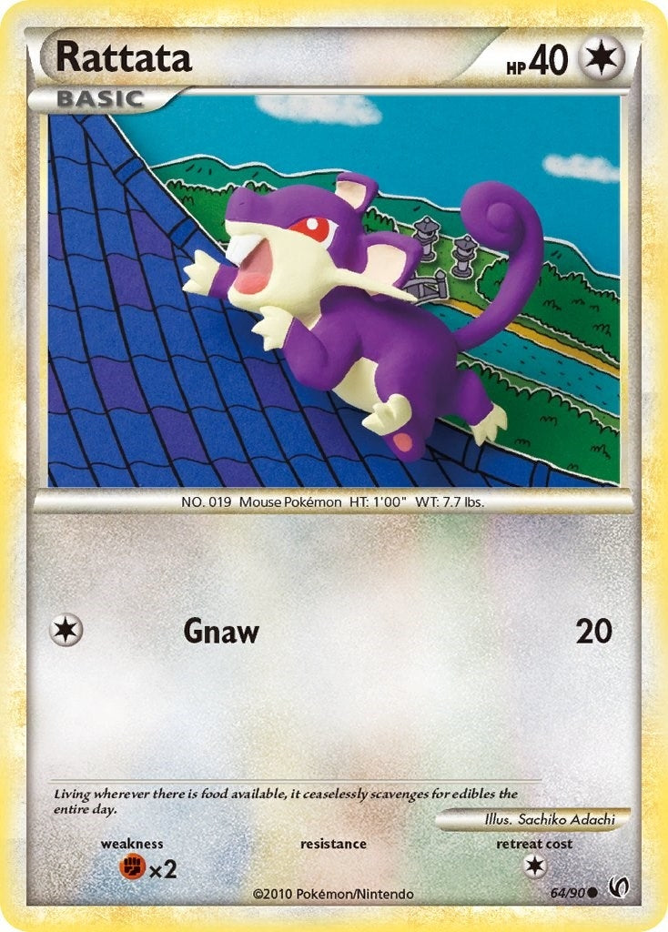 Image for Rattata (64/90) (Undaunted) (UD) - Pokemon