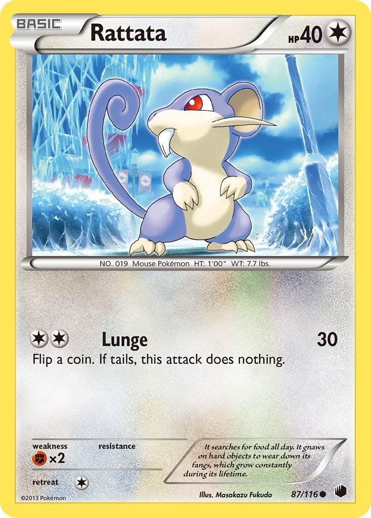 Image for Rattata (87/116) (Plasma Freeze) (PLF) - Pokemon