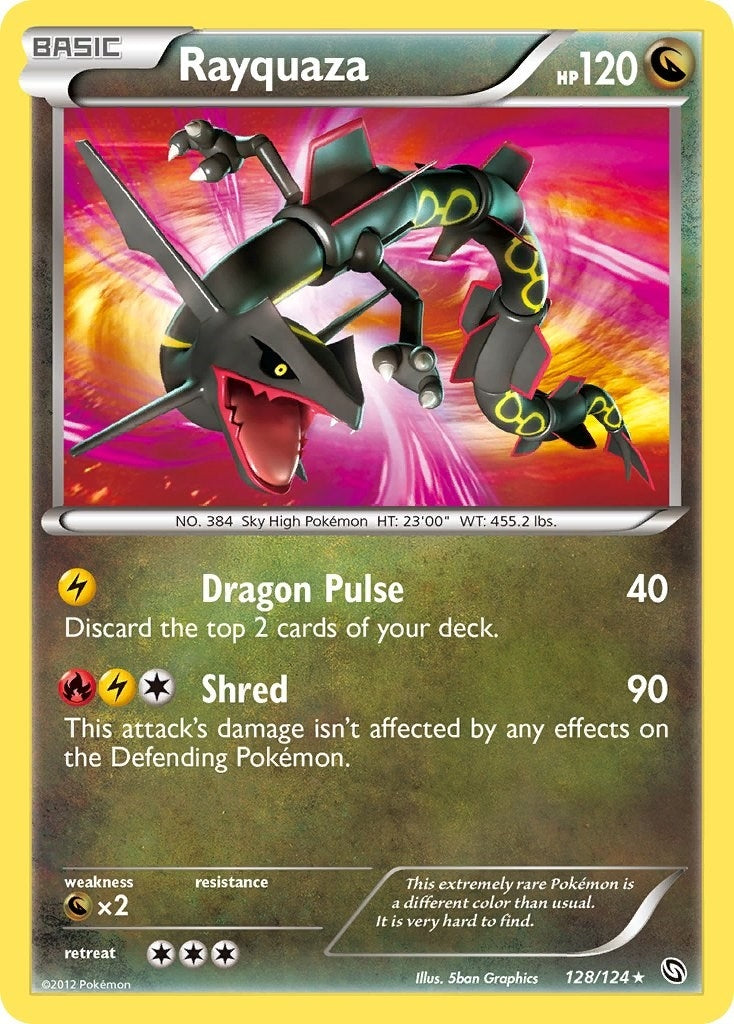 Image for Rayquaza (128/124) (Dragons Exalted) (DRX) - Pokemon