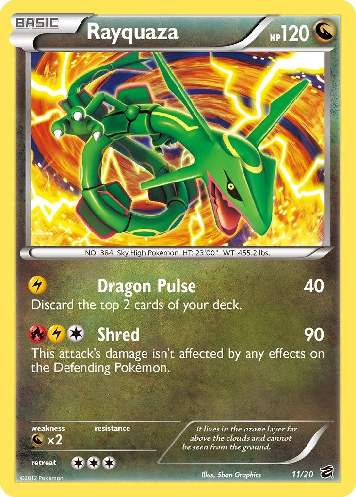 Image for Rayquaza (11/20) (Dragon Vault) (DRV) - Pokemon