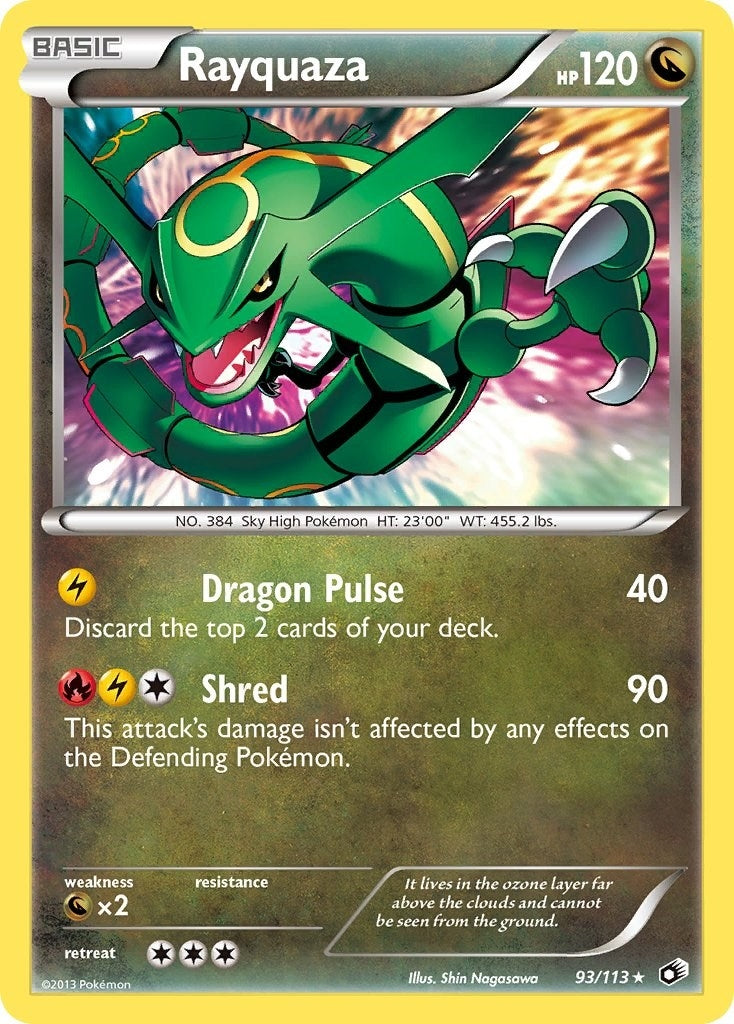 Image for Rayquaza (93/113) (Legendary Treasures) (LTR) - Pokemon
