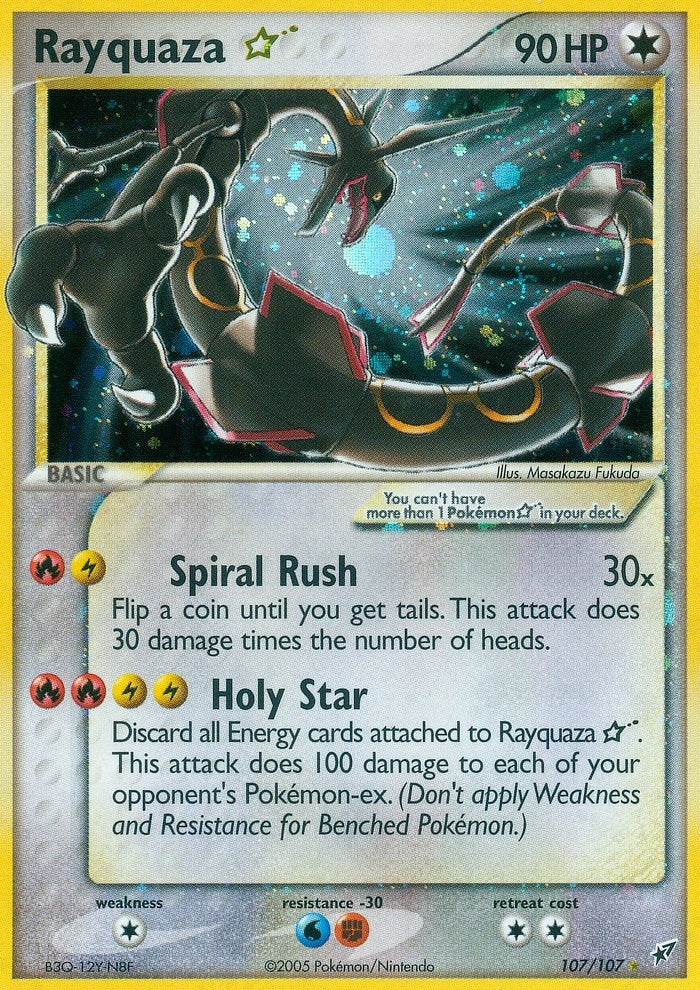 Image for Rayquaza Star (107/107) (EX Deoxys) (DX) - Pokemon
