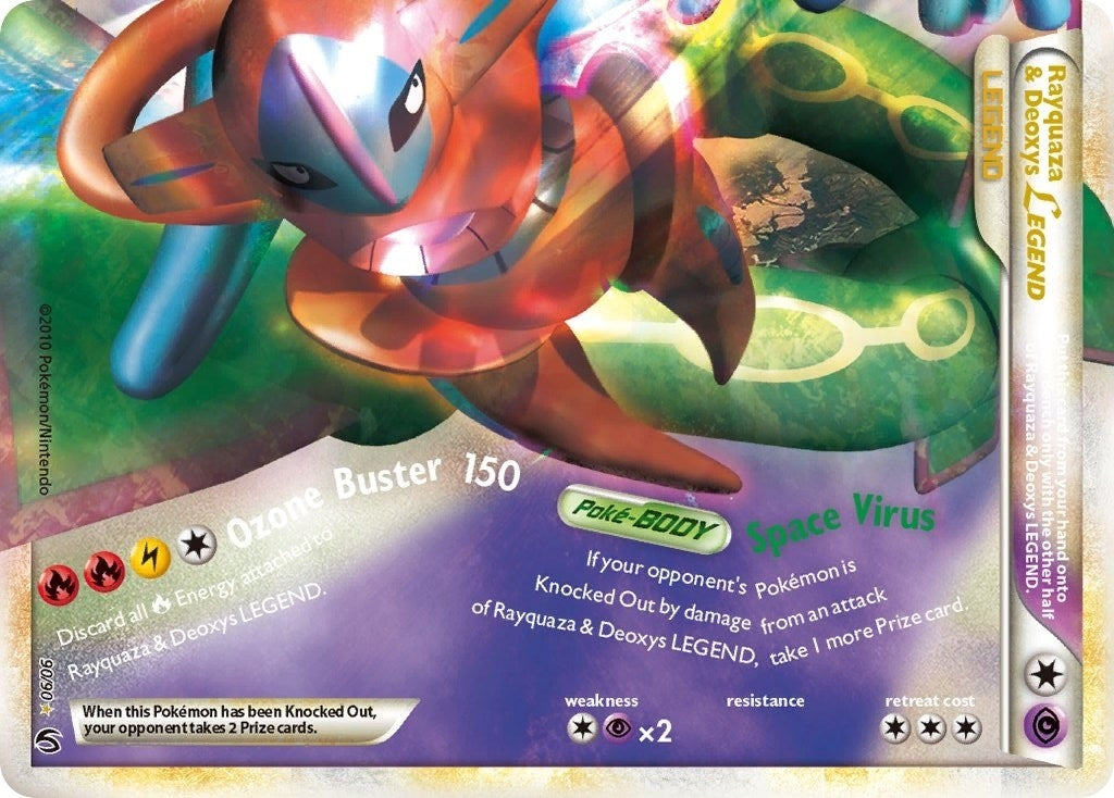 Image for Rayquaza & Deoxys Legend (Bottom) (90/90) (Undaunted) (UD) - Pokemon