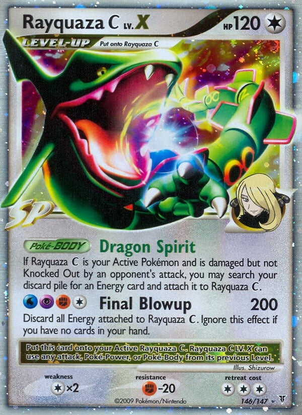 Image for Rayquaza C Lv.X (146) (Supreme Victors) (SV) - Pokemon