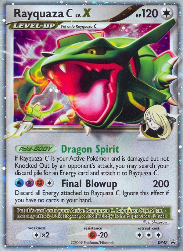 Image for Rayquaza C LV.X - DP47 (DP47) (Diamond and Pearl Promos) (PR) - Pokemon
