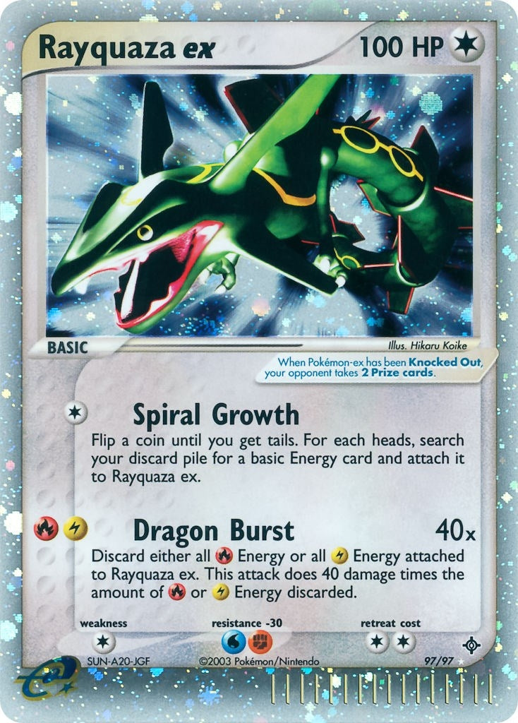 Image for Rayquaza ex (97/97) (EX Dragon) (DR) - Pokemon