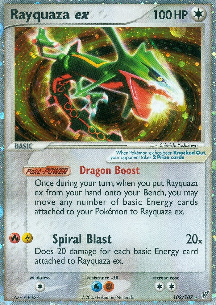 Image for Rayquaza ex (102/107) (EX Deoxys) (DX) - Pokemon