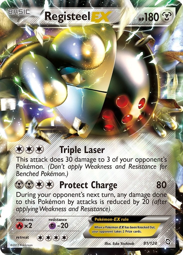 Image for Registeel EX (81/124) (Dragons Exalted) (DRX) - Pokemon