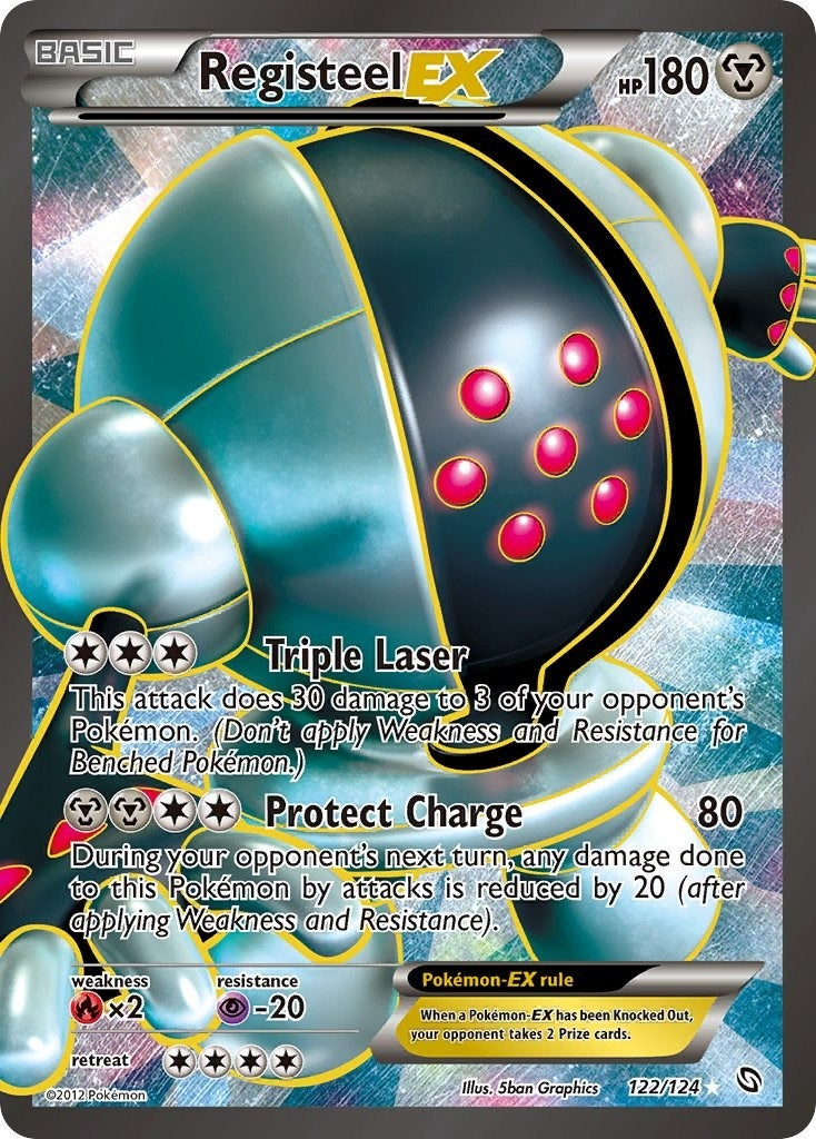 Image for Registeel EX (122 Full Art) (122/124) (Dragons Exalted) (DRX) - Pokemon