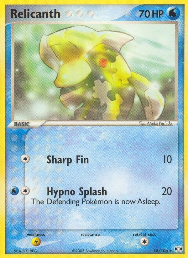 Image for Relicanth (18/106) (EX Emerald) (EM) - Pokemon