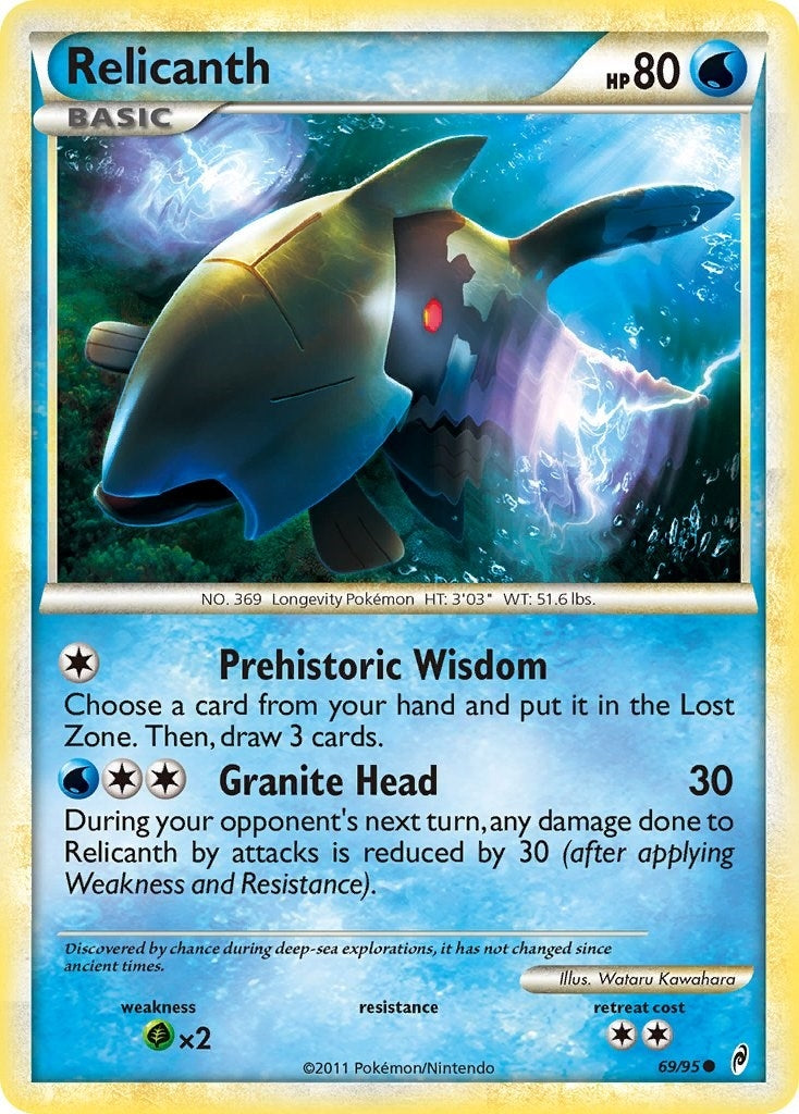 Image for Relicanth (69/95) (Call of Legends) (CL) - Pokemon