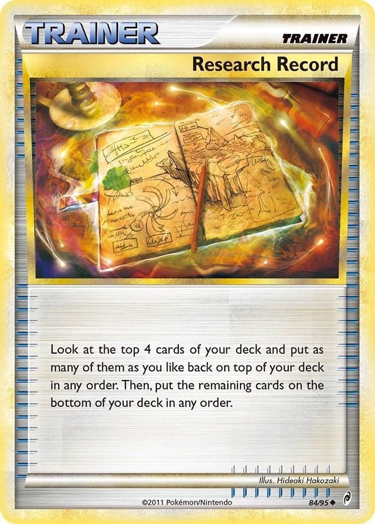 Image for Research Record (84/95) (Call of Legends) (CL) - Pokemon