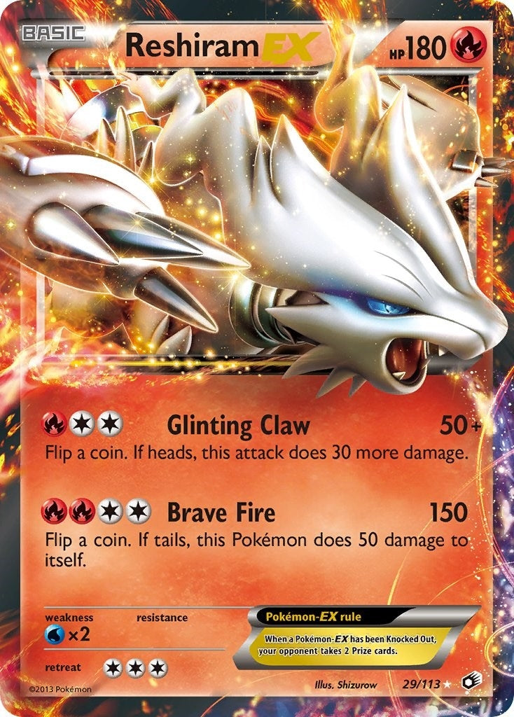 Image for Reshiram EX (29/113) (Legendary Treasures) (LTR) - Pokemon
