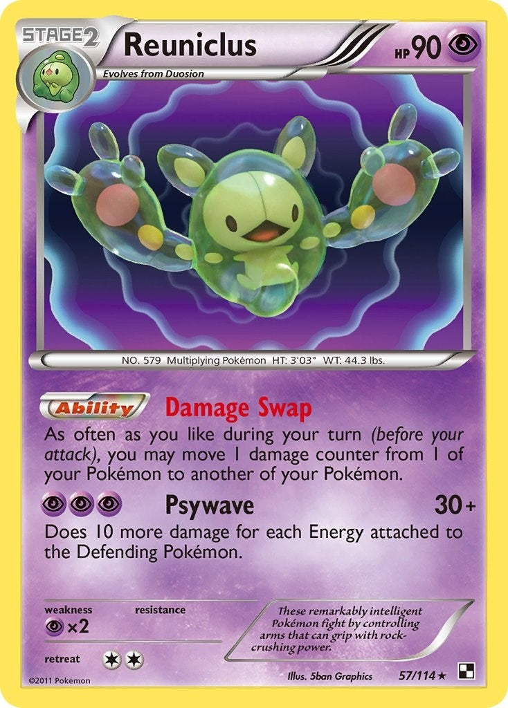 Image for Reuniclus (57/114) (Black and White) (BLW) - Pokemon
