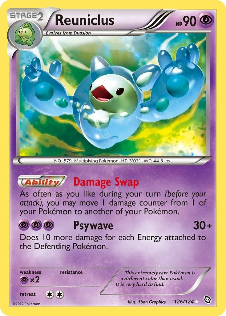 Image for Reuniclus (126/124) (Dragons Exalted) (DRX) - Pokemon