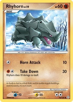 Image for Rhyhorn (95/130) (Diamond and Pearl) (DP) - Pokemon
