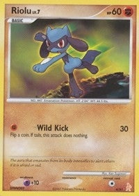 Image for Riolu (6/12) (DP Trainer Kit: Manaphy & Lucario) (PR) - Pokemon