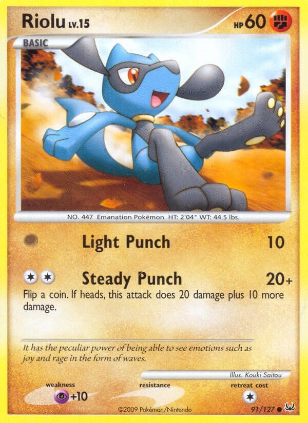 Image for Riolu (91/127) (Platinum) (PL) - Pokemon